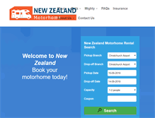 Tablet Screenshot of newzealandmotorhome.com